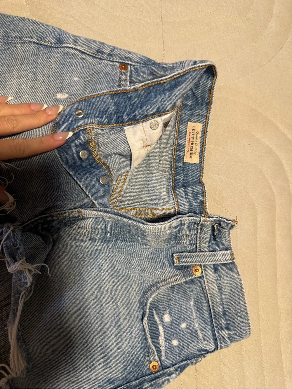 Levis light blue